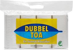 Toalettpapper dubbelt 8-pack