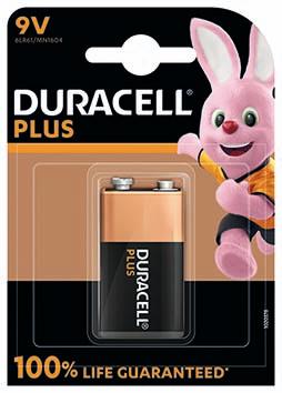 Duracell batteri Plus Power 9V 1-pack