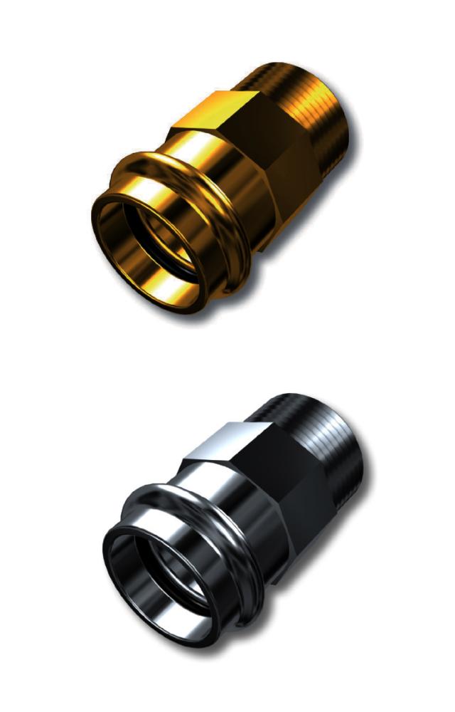 CB B-press förkroma övergångsmuff 15xR15 utv.g.