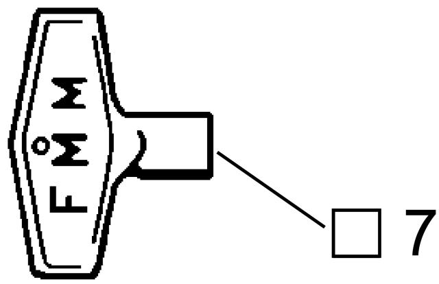 FMM 4273-0009 nyckel vattenutkastare SB