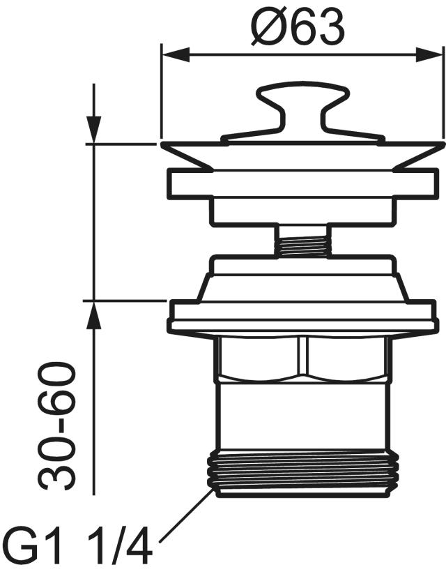 Ma 520160 Silventil M LP krom G31