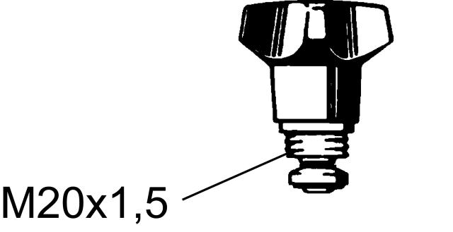 FMM 3505-1810 kranöverdel kv 15 M20x1,5