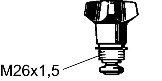 FMM 3505-2010 kranöverdel kv 20 M26x1,5