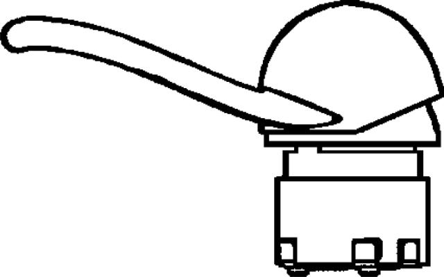 FMM 5930-3000 manöverdel komplett förkromad