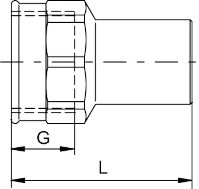 CB B-press cu övergångsnippel 12xG15 inv.g.