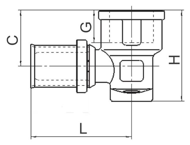 LK PressPex ventilfäste AX16 X R15