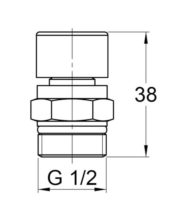 LK 523 rak vakuumventil 15