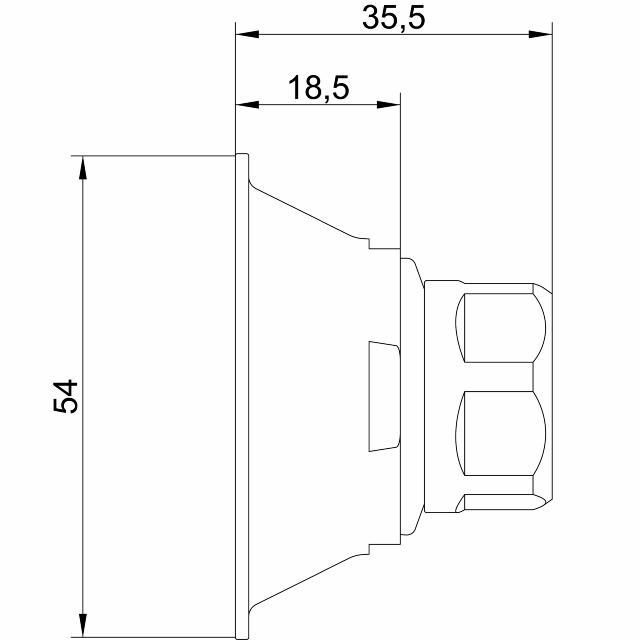 VA V6 kopplingsbicka 16 fast