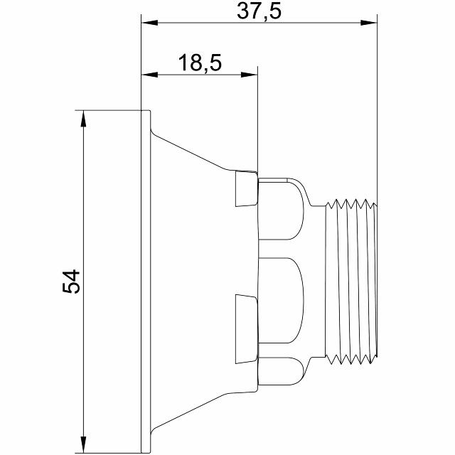 VA V6 blandarfäste 16X2- 2,25, 150 c/c