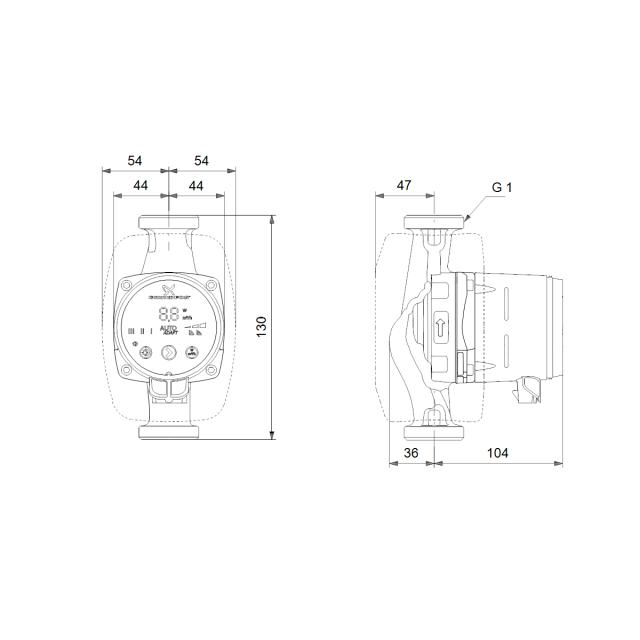 Grundfos Alpha2 15-60 130