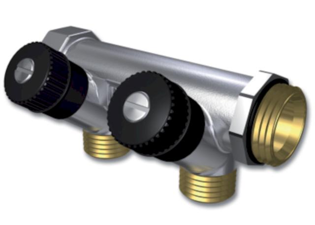 LK fördelare Uni 2-R15 med avstängningsventil