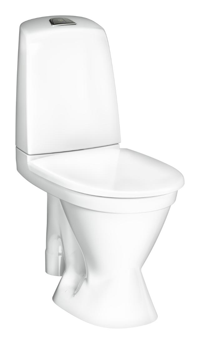 GBG Nautic 1591 WC-stol Hygienic Flush 2/4 l,  ROT