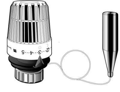 TA 58360 TRV360 termostat med kapillärrör M30, 6-27°C