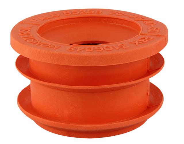 Falu gumminippel 70-75/40-50 orange