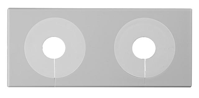 Falu 51430 vulkbricka 12-22, dubbel, 60 c/c, vit, delbar